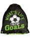 Ученическа спортна торба Paso Football - Зелено-черна - 1t