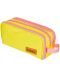 Ученически несесер Herlitz - Neon Yellow/Light Pink, 3 ципа - 1t