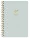 Ученическа тетрадка със спирала Keskin Color - A5, 96 листа, широки редове, синя - 1t