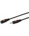 Удължител за аудио кабел Vivanco – 3.5 mm/3.5 mm, 3 m, черен - 1t