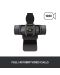 Уеб камера Logitech - C920S Pro, Full HD, черна - 3t