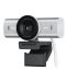 Уеб камера Logitech - MX Brio, 4K Ultra HD, Pale Grey - 1t