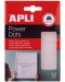 Apli Ултра залепващи прозрачни късчета APLI Power Dots - 1t
