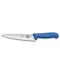 Универсален кухненски нож Victorinox - Fibrox, 19 cm, син - 1t