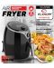 Уред за здравословно готвене Elekom - 20126, Air Fryer, 1200W, 2.6 l, черен - 7t