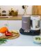 Уред за готвене Beaba - Babycook Smart, Dove Grey - 7t