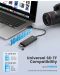 USB хъб Orico - PAPW3AT-U3-015-WH, 3 порта/SD/TF, USB-A, бял - 8t