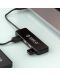 USB хъб Orico - FL01-BK, 4 порта, USB2.0, черен - 4t