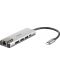 USB Хъб D-Link - DUB-M520, 5-в-1, USB-C, сив - 2t