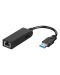 USB хъб D-Link - DUB-1312, 1 порт, USB3.0 към Gigabit Ethernet, черен - 2t