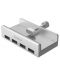 USB хъб Orico - MH4PU-SV-BP, 4 порта, USB-А, сребрист - 1t