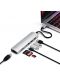 USB хъб Satechi - Aluminium Slim Multiport, 7 порта, USB-C, сребрист - 4t