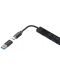 USB хъб ProMate - LiteHub-4, 4 порта, черен - 3t