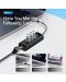 USB хъб Orico - PW3UR-U3-015-BK, 4 порта, USB-A, черен - 3t