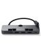 USB хъб Satechi - Aluminum Clamp Pro, 6 порта, USB-C, сив - 1t