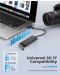 USB хъб Orico - PAPW3AT-C3-015-BK, 3 порта/SD/TF, USB-C, черен - 8t