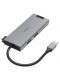 USB-C хъб Hama - 200109, 5 порта, сив - 1t