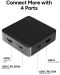 USB хъб ZAGG - Accessory 4 Pro Hub, 4 порта, USB-C, Grey Black - 5t