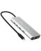 USB хъб j5create - JCD403, 6 порта, сив - 1t