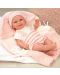 Усмихната кукла-бебе Arias - Роса в розово, реално тегло, 35 cm - 3t