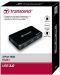 USB хъб Transcend - HUB3, USB 3.0, черен - 3t