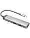 USB хъб Verbatim - Multiport Hub, 4 порта, USB-C, сив - 2t