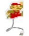 USB лампа за лаптоп Paladone Nintendo - Super Mario, LED, 9 cm - 1t