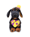 Плюшена играчка Budi Basa - Кученце Ваксон, със сърчице, 25 cm - 1t