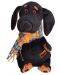 Плюшена играчка Budi Basa - Кученце Ваксон, с шал, 25 cm - 1t