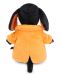 Плюшена играчка Budi Basa - Кученце Ваксон, в оранжево палтенце, 25 cm - 4t