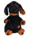 Плюшена играчка Budi Basa - Кученце Ваксон, с нашийник, 25 cm - 1t