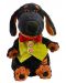 Плюшена играчка Budi Basa - Кученце Ваксон, с жилетка, 25 cm - 1t