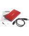 Външен HDD/SSD корпус Natec - Rhino Go, 2.5", USB 3.0, червен - 6t