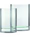 Ваза Philippi - Decade, 30 cm, стъкло с хромиран алуминий - 2t