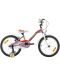 Детски велосипед SPRINT - Alice, 18", 210 mm, розов/лилав - 1t