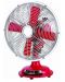 Вентилатор Rohnson - R-866, 3 скорости, 30 cm, червен - 1t