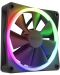 Вентилатори NZXT - F120 RGB Black, 120 mm, RGB, 3 броя, контролер - 3t