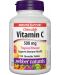 Vitamin С, 500 mg, 120 таблетки, тропически плодове, Webber Naturals - 1t