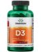 Vitamin D3, High Potency, 25 mcg, 250 капсули, Swanson - 1t