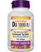 Vitamin D3, 1000 IU, 180 капсули, Webber Naturals - 1t