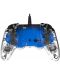 Контролер Nacon за PS4 - Wired Illuminated, crystal blue - 2t