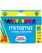 Восъчни пастели Mitama - Измиващи се, 10 + 4 цвята - 1t