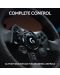 Волан с педали Logitech - G923, PS4/PS5/PC, черен - 6t