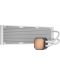 Воден охладител Corsair - iCUE H150i ELITE CAPELLIX XT, 3x120 mm, бял - 3t