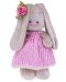 Плюшена играчка Budi Basa - Зайка Ми, с рокля на цветя, 32 cm - 1t