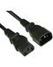 Захранващ кабел VCom - CE001, Power Cord за UPS M/F, 5 m, черен - 1t