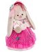 Плюшена играчка Budi Basa - Зайка Ми, с розова рокля, 25 cm - 1t