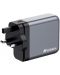 Зарядно устройство Verbatim - GNC-140 GaN 4 Port, USB-A/C, 140W, сиво - 4t