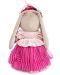Плюшена играчка Budi Basa - Зайка Ми, с розова рокля, 25 cm - 3t