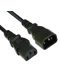 Захранващ кабел VCom - CE001, UPS M/F, 1.5m, черен - 1t